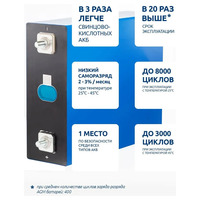 Аккумуляторная батарея LFP 3,2V 280Ah EVE Grade A