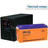 Комплект ИБП Энергия Гарант 1000 + Аккумулятор Delta DTM 12150L Комплект ИБП Энергия Гарант 1000 + Аккумулятор Delta DTM 12150L