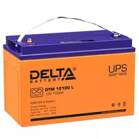 Аккумулятор Delta DTM 12100 L Аккумулятор Delta DTM 12100 L