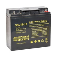 Аккумулятор General Security GSL 18-12 Аккумулятор General Security GSL 18-12