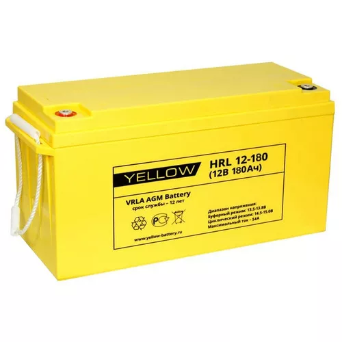 Аккумулятор Yellow HRL 12-180