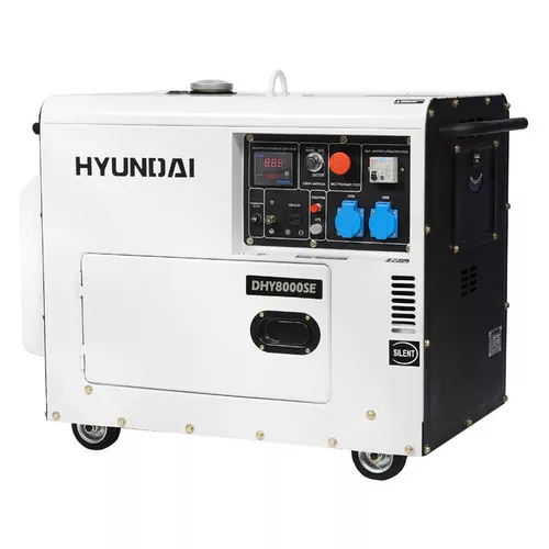 Дизельный генератор Hyundai DHY 8000SE