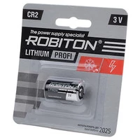 Элемент питания ROBITON PROFI CR2 BL1 13262 Элемент питания ROBITON PROFI CR2 BL1 13262