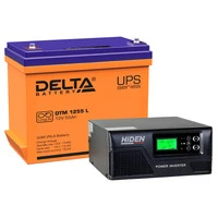 Комплект ИБП Hiden HPS20-0312 + Аккумулятор Delta DTM 1255L Комплект ИБП Hiden HPS20-0312 + Аккумулятор Delta DTM 1255L