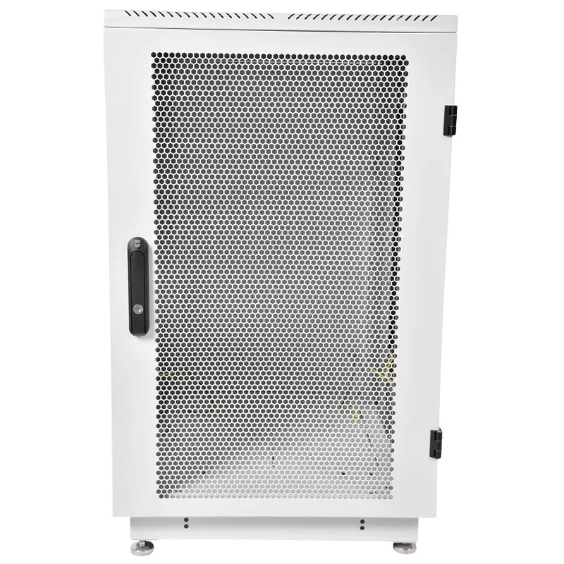 Шкаф телекоммуникационный напольный ЦМО 27U (600 × 800) дверь перфорированная 2 шт. ШТК-М-27.6.8-44АА