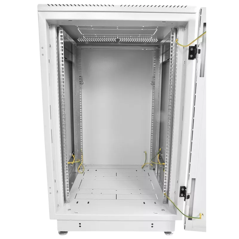 Шкаф телекоммуникационный напольный ЦМО 27U (600 × 800) дверь перфорированная 2 шт. ШТК-М-27.6.8-44АА